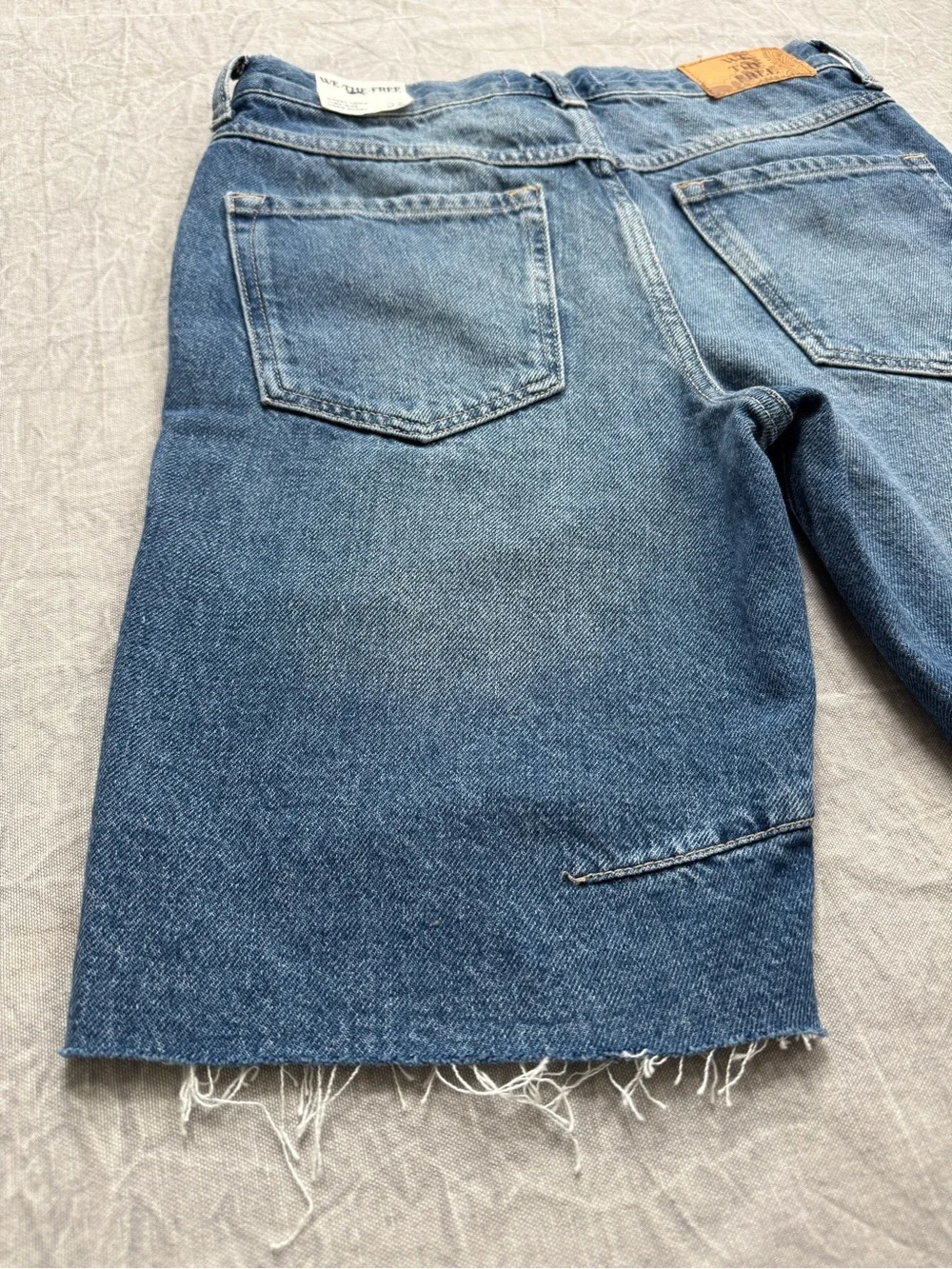 NWT We The Free Bodie Blue Ghost Town High Rise Long Shorts - 26